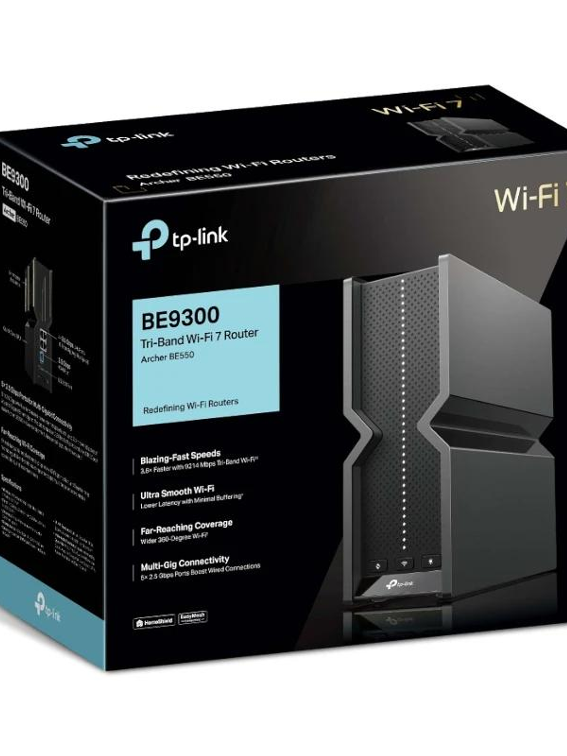 TP-Link  Archer BE550 Router WiFi7 BE9300 1xWAN 4