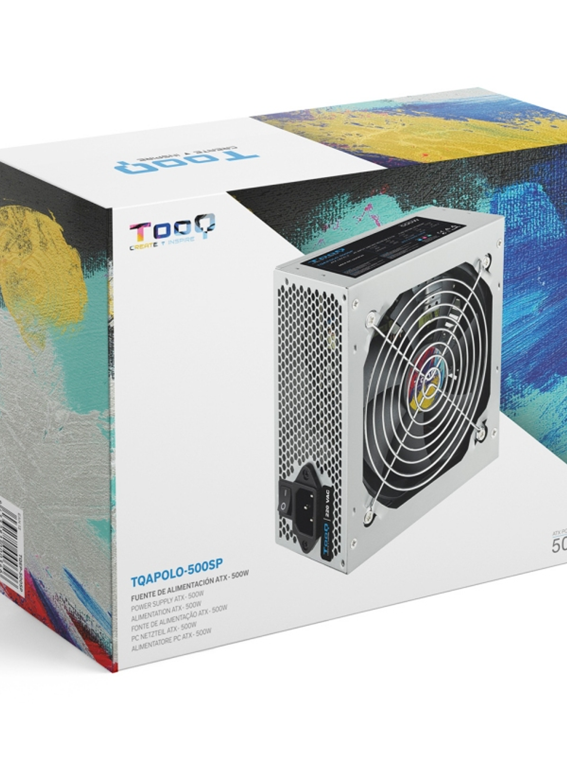 Tooq Fuente Alimentación TQAPOLO-500SP 500W PFC 4