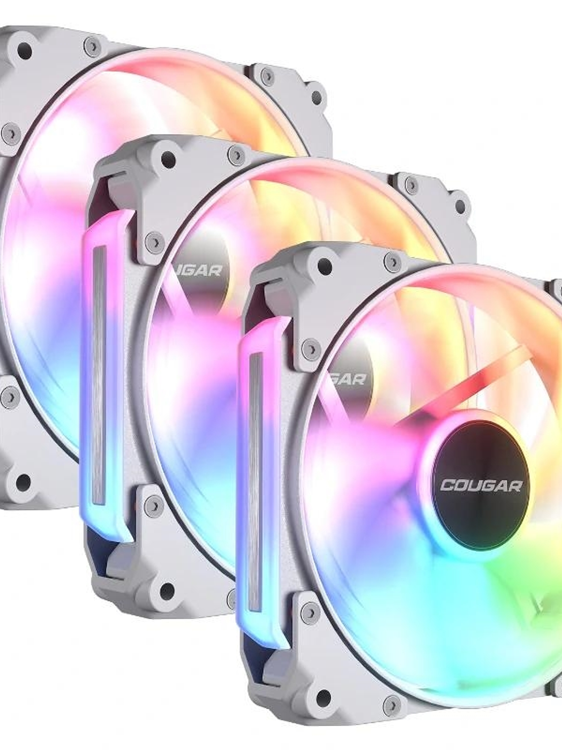 Cougar Vent. Modular Apolar 120 Argb White (3pcs) 1