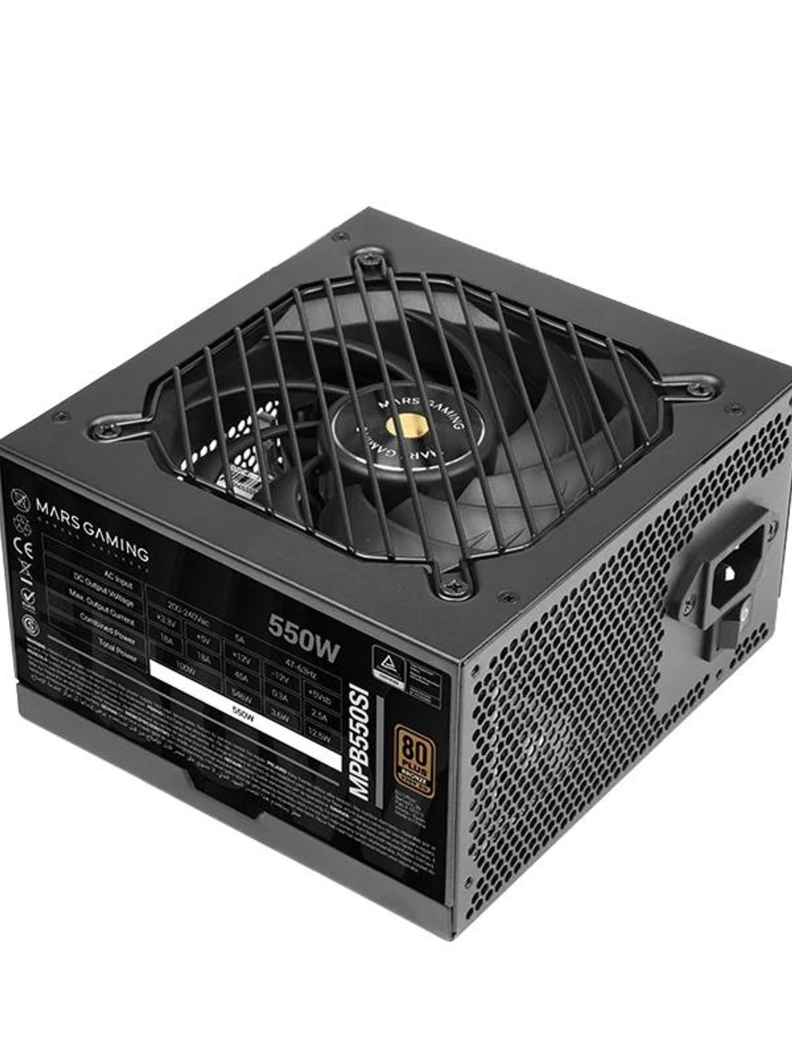 Mars Gaming Fuente MPB550SI 550w 80+ Bronze 1