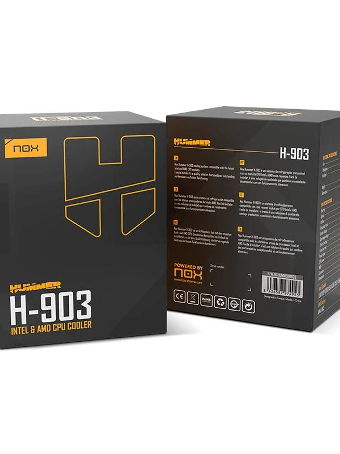 Nox Hummer H-903 Intel & AMD PWM Negro 4