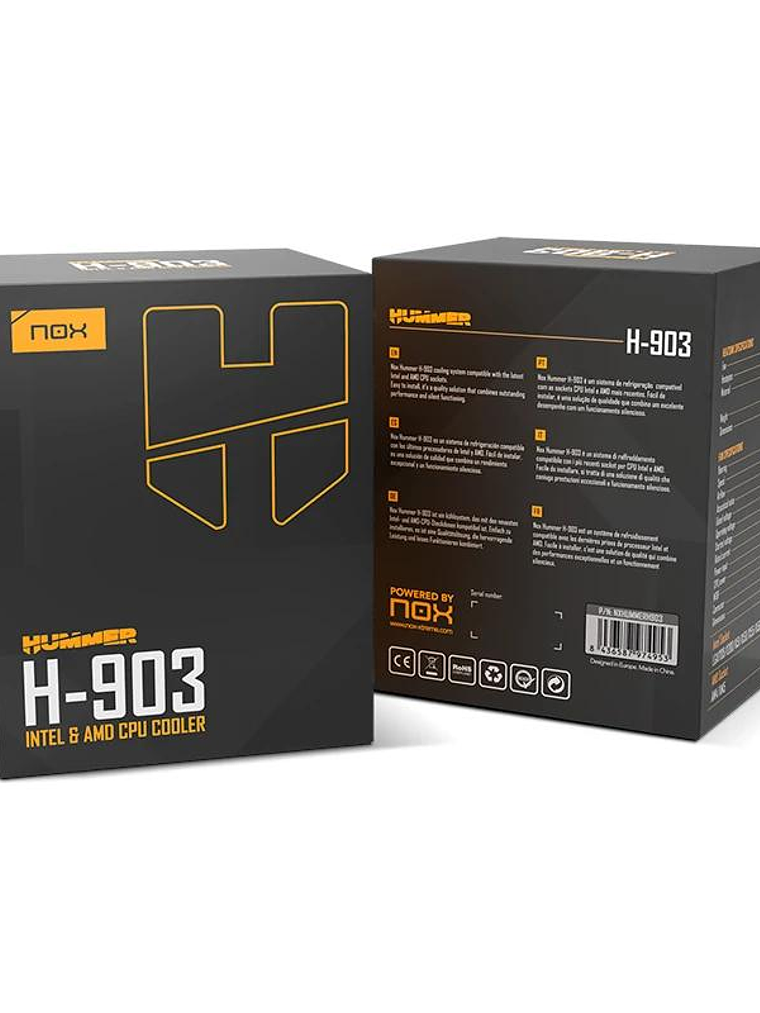 Nox Hummer H-903 Intel & AMD PWM Negro 4