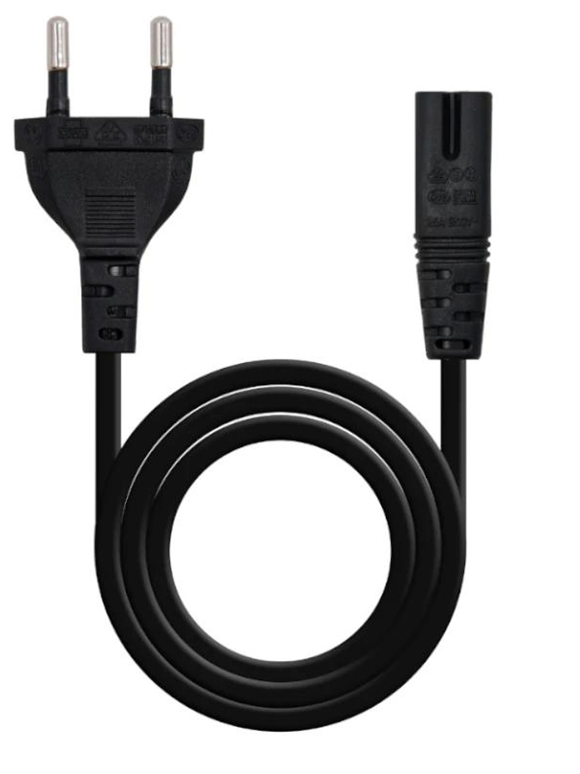 Nanocable Cable Alim. Forma 8 CEE7/16/M-C7/H, 2M 1