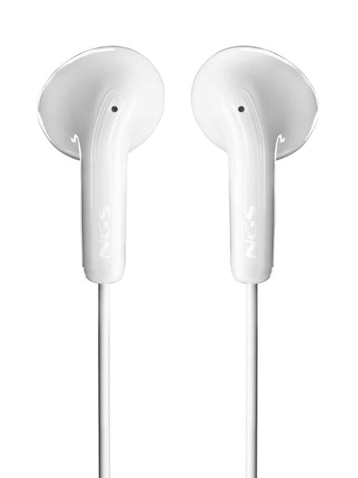 NGS Auricular Blanco Estéreo con cable JACK 3.5 mm 3