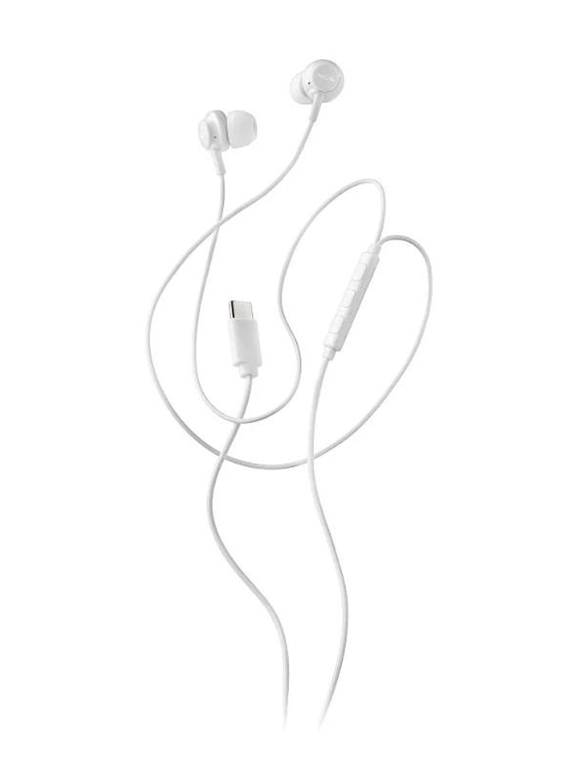 NGS Auricular Blanco Estéreo USB-C con cable 1