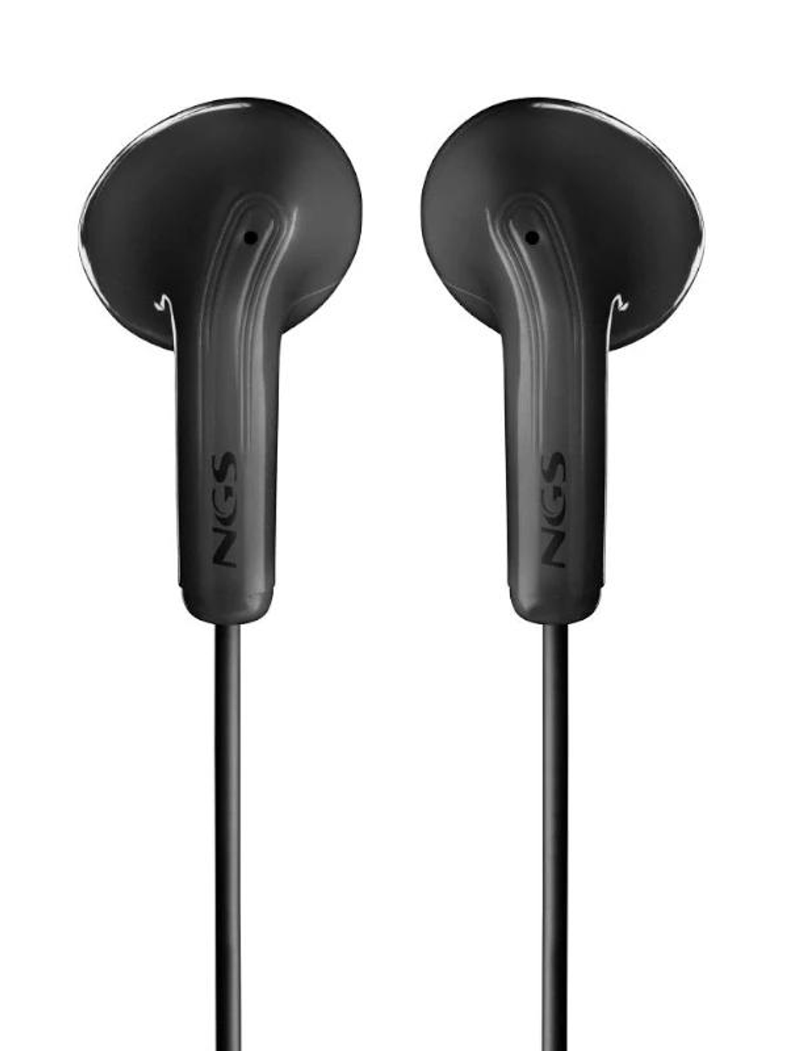 NGS Auricular Negro Estéreo Cable JACK 3.5 Mm 3