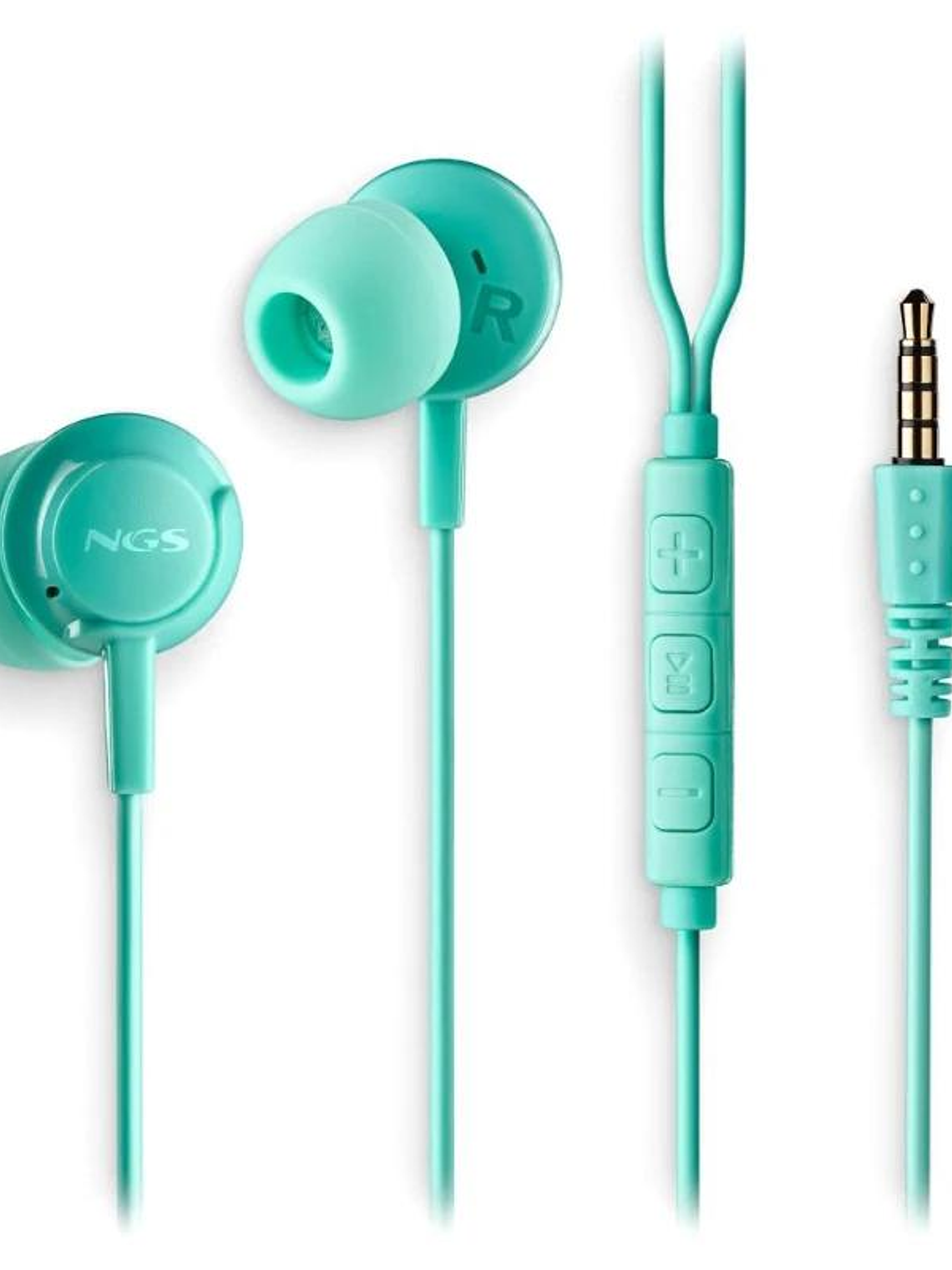 NGS Aricular Verde Estéreo Cable JACK 3.5 Mm 2