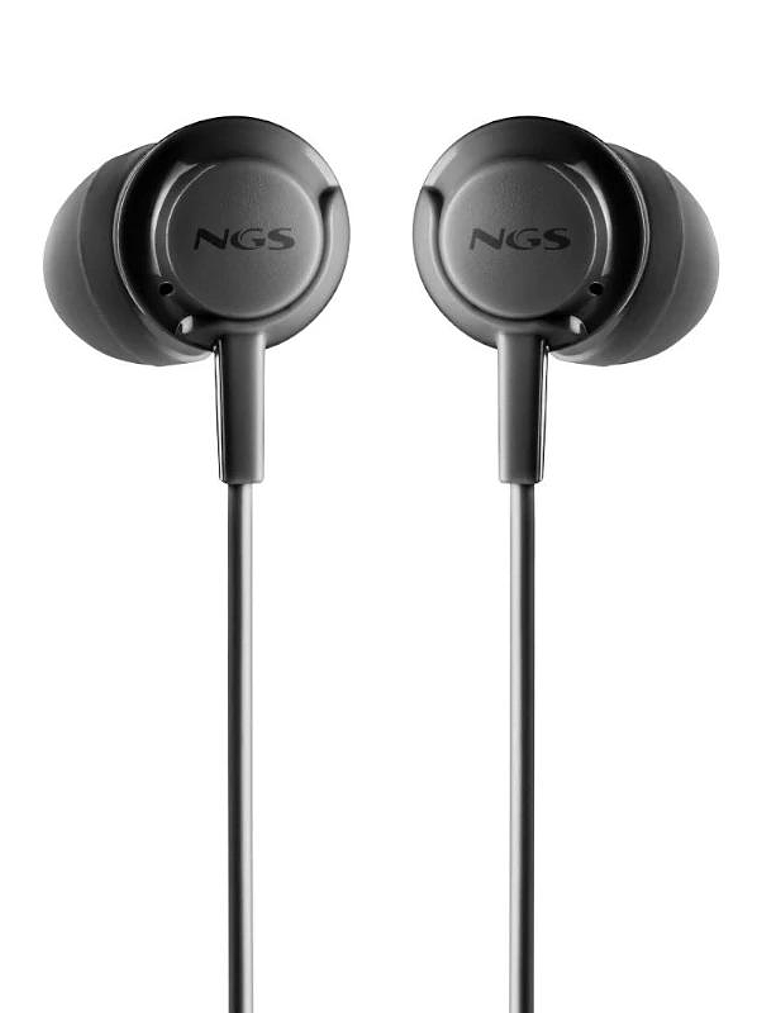 NGS Auricular Negro Estéreo USB-C Con Cable 3