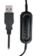 EWENT EW3568 Auricular USB+micrófono cable  2,1m - Miniatura 2