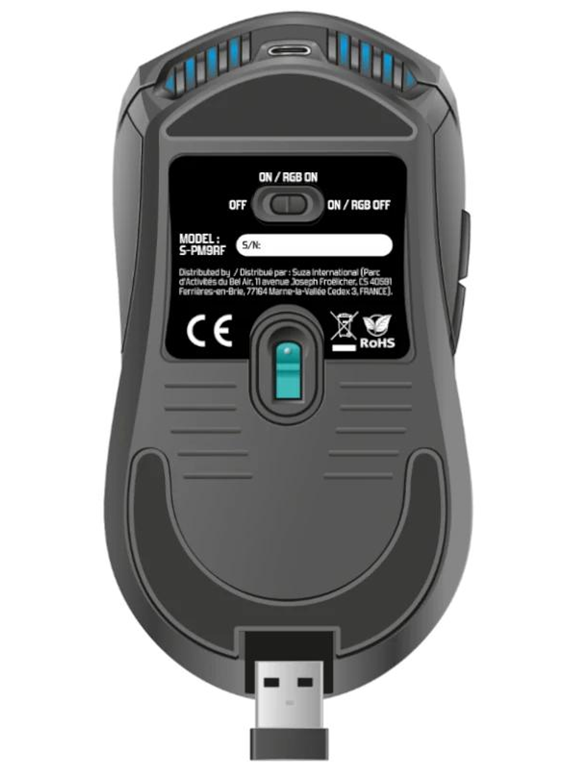 Spirit of Gamer Raton Inalambrico Pro M9 Rgb 3