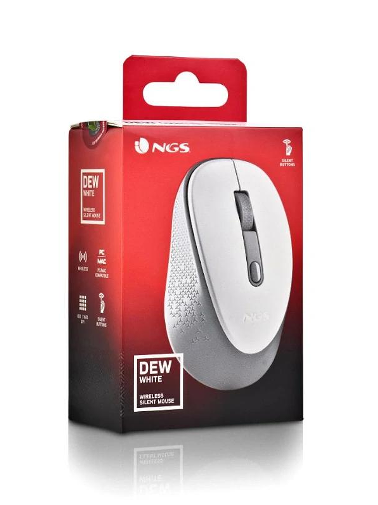NGS RATON INALAMBRICO 800/1600DPI Blanco 2