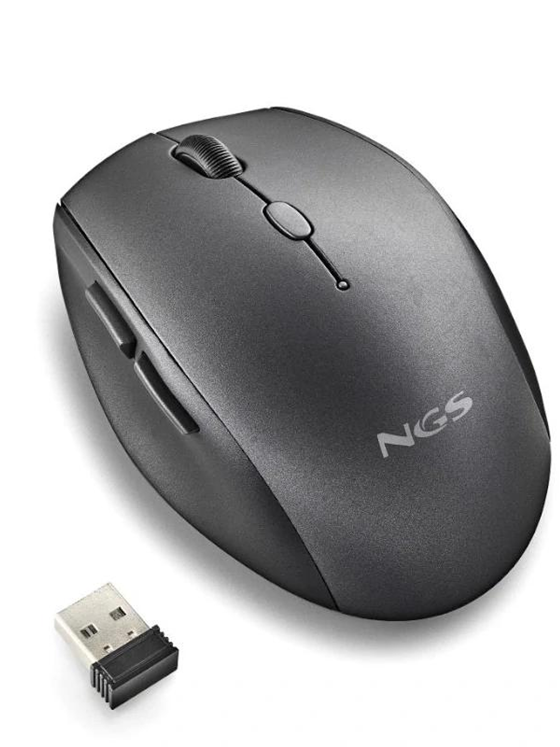 NGS RATON INALAMBRICO CON TECLAS SILENCIOSAS NEGRO 3