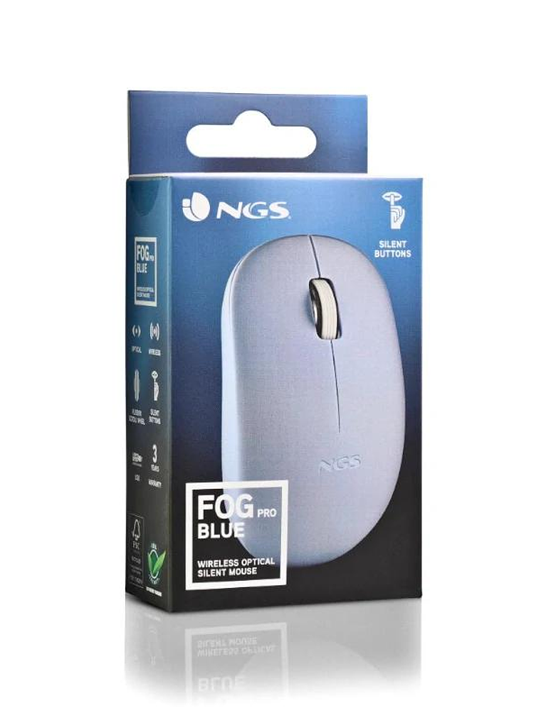 NGS Raton Fogpro Inalambrico Azul 4