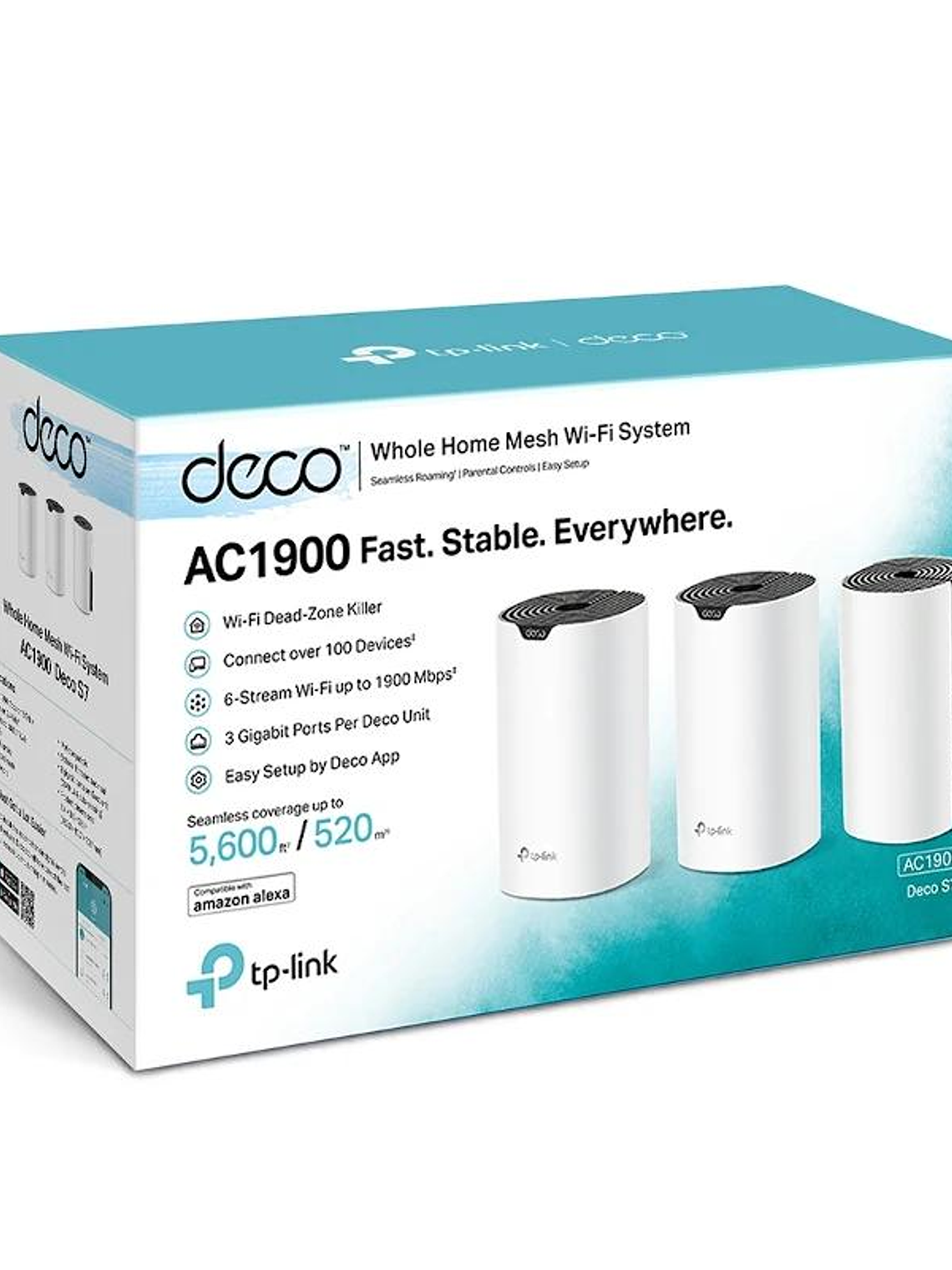 TP-Link Deco S7(3-Pack) AP AC1900 WiFi Mesh 3