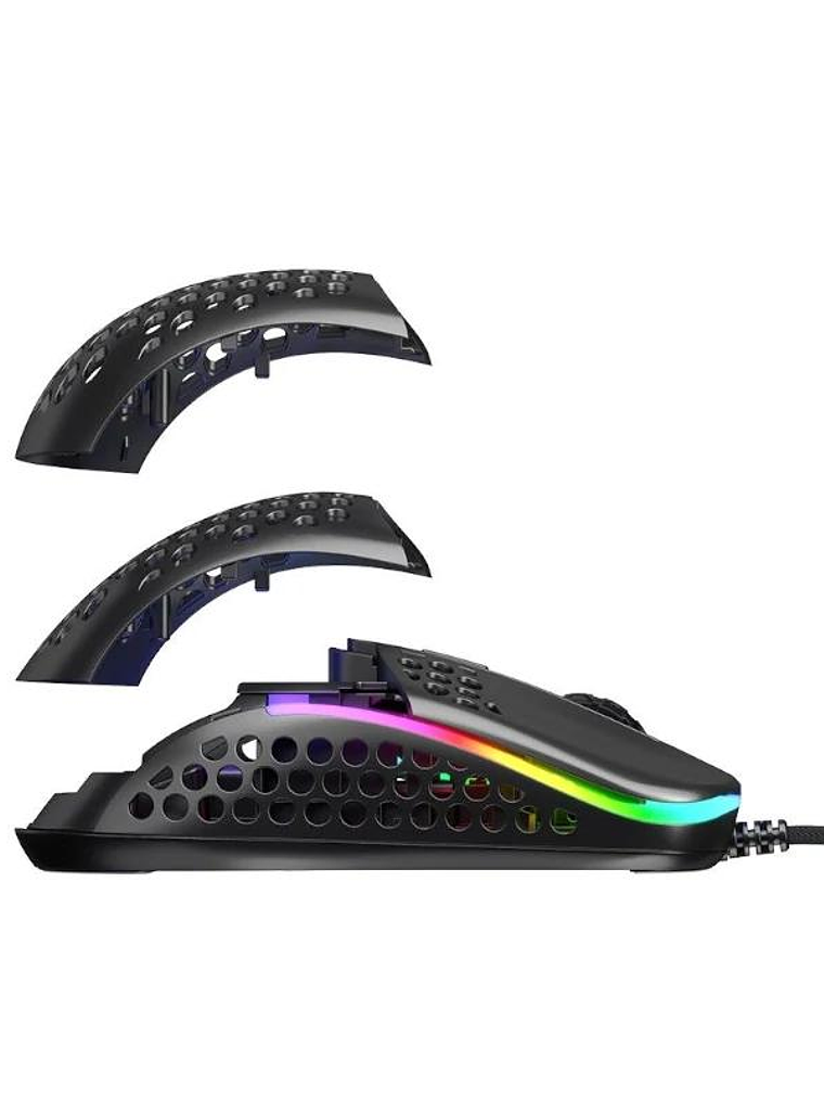 Cherry Xtrfy Ratón RGB 400-16.000 dpi USB Black 3