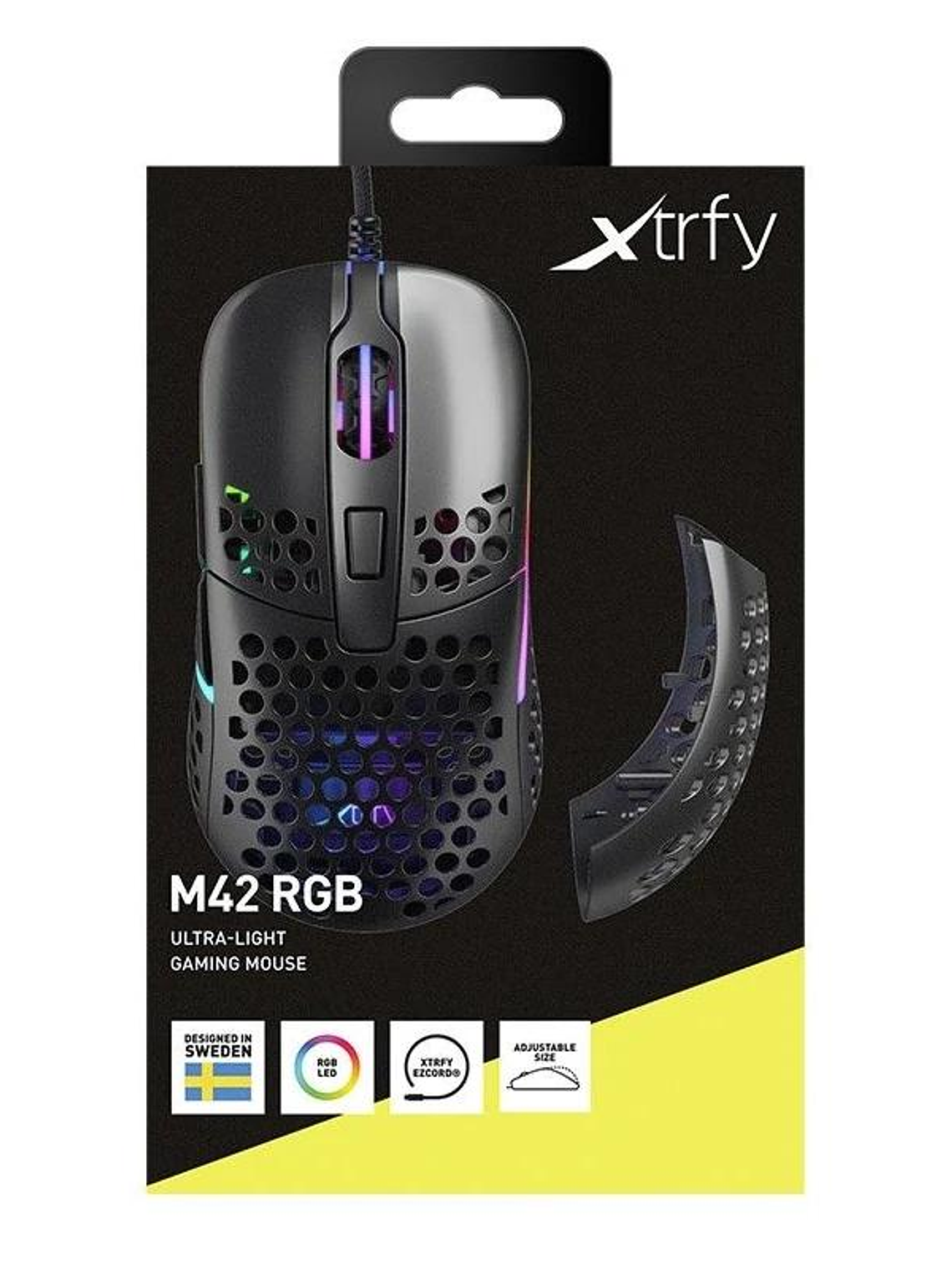 Cherry Xtrfy Ratón RGB 400-16.000 dpi USB Black 4