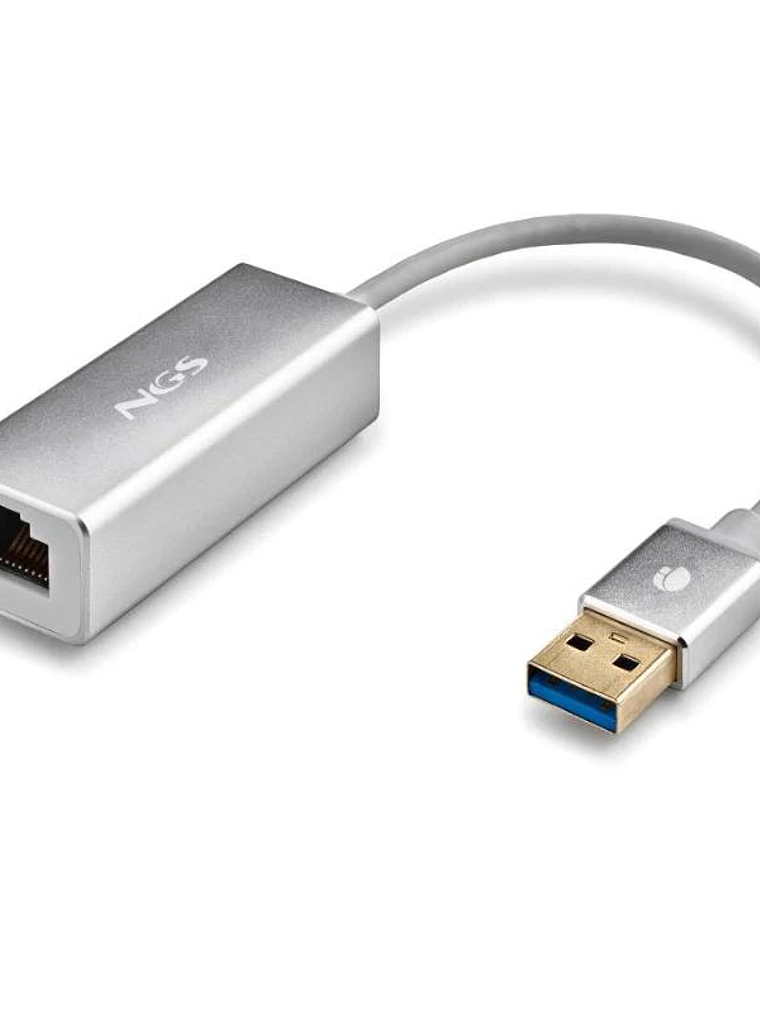 NGS Adaptador Hacker 3.0 usb a lan 1GBPS CABLE 15C 2