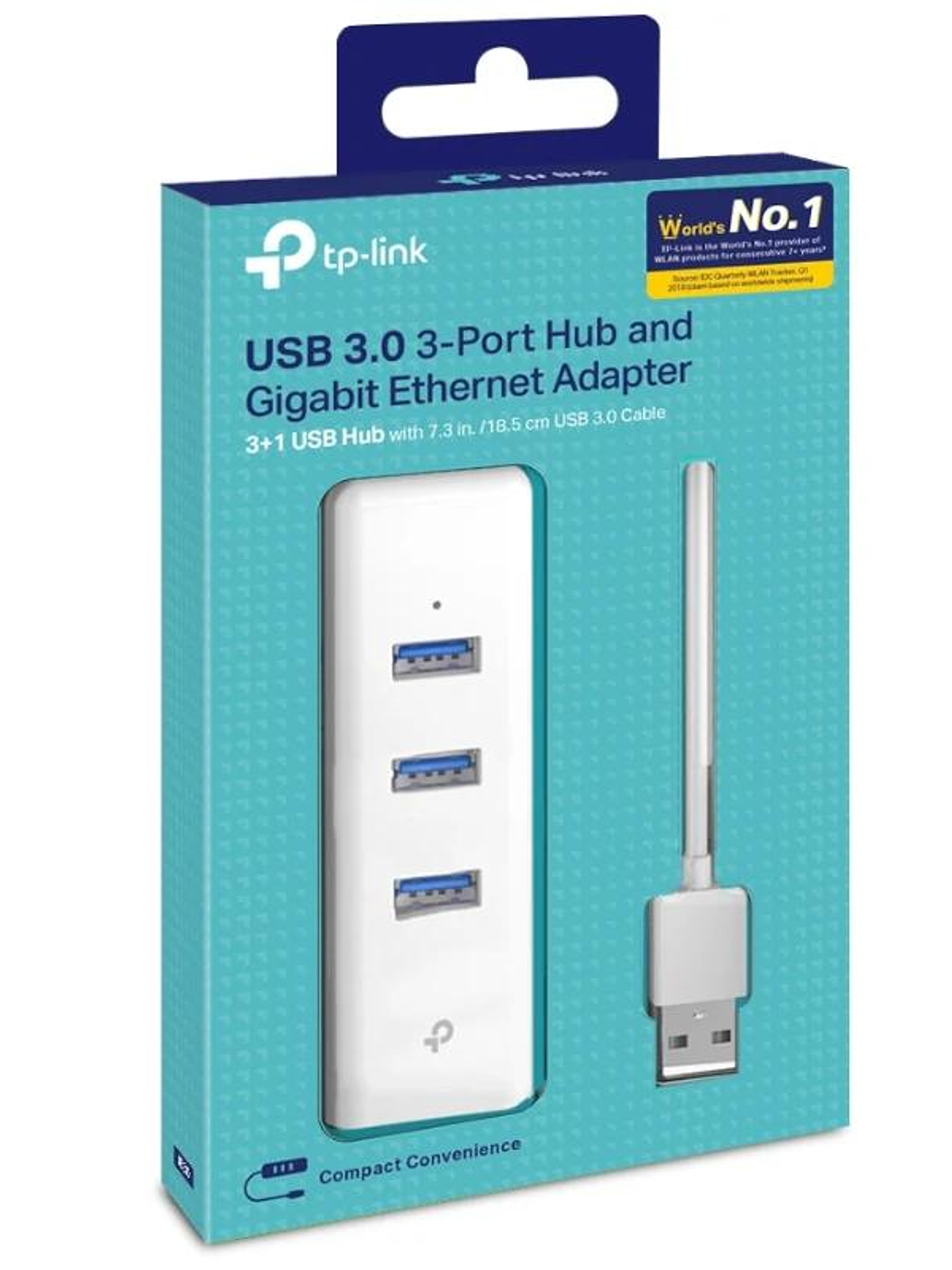 TP-Link UE330 Adaptador 3xUSB 3.0 1xGbE 3