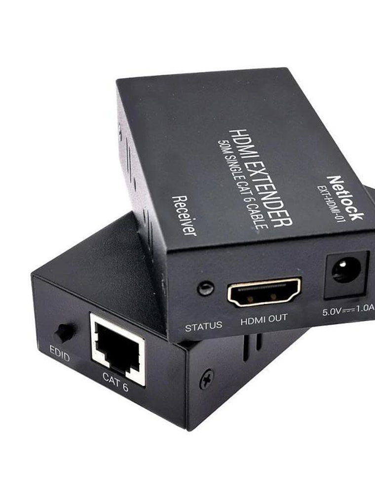 Netlock Extensor HDMI por RJ45 CAT.6 hasta 50mt. 3