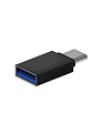 Aisens Mini Adaptador USB 3.2 Gen1 3A CM-AH Negro - Miniatura 4