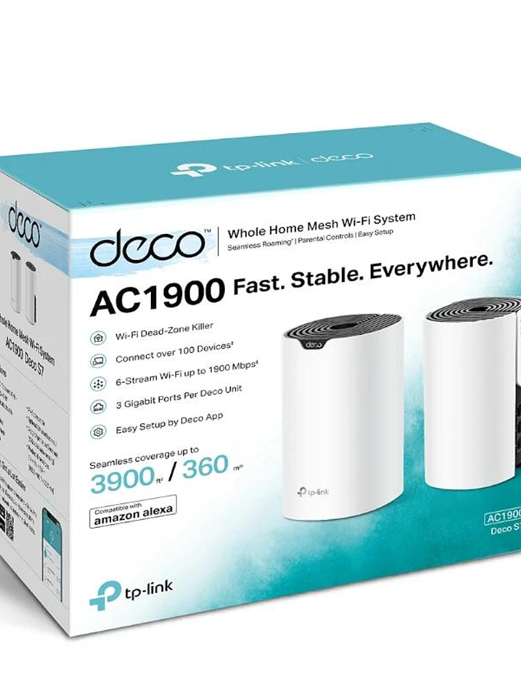TP-Link Deco S7(2-Pack) AP AC1900 WiFi Mesh 3