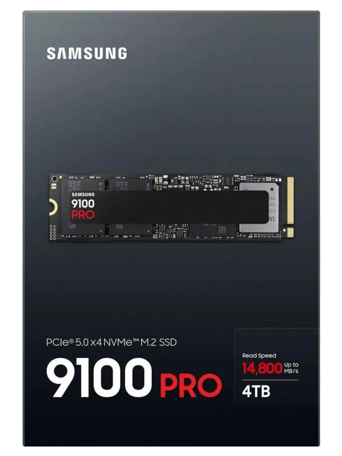 Samsung 9100 PRO SSD 4TB PCIe 5.0 14800 MB-s 4