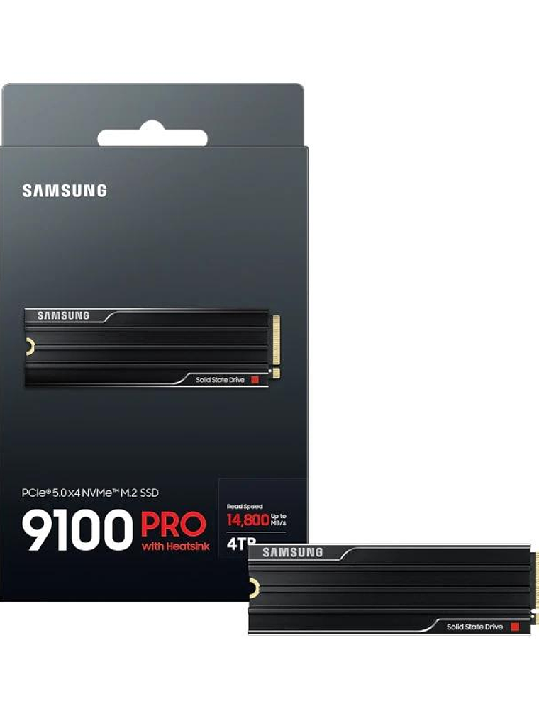 Samsung 9100 PRO HS SSD 4TB PCIe 5.0 14800 MB-s 4