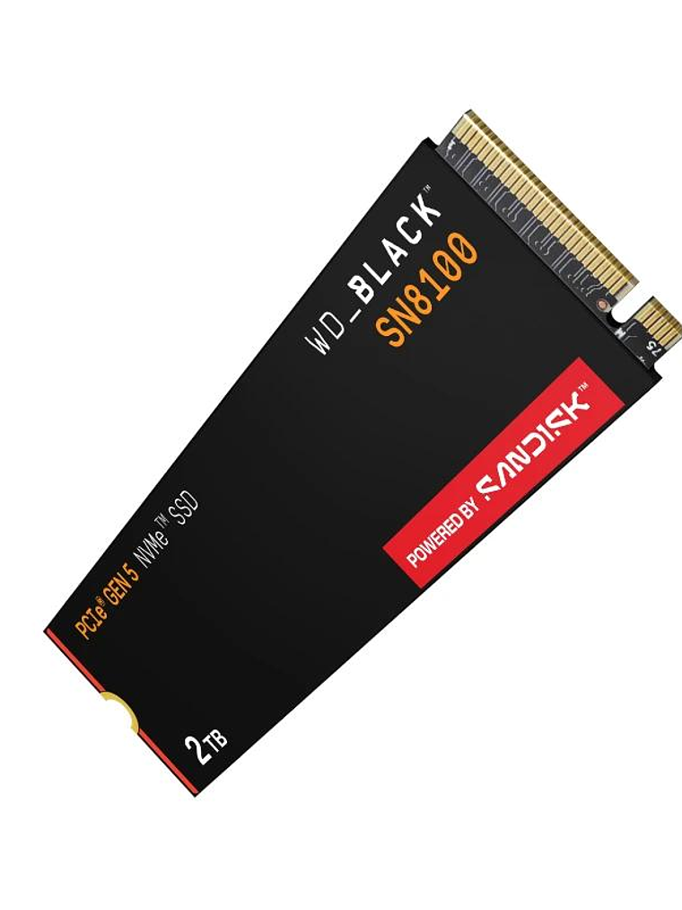 WD Black SN8100 SSD 2TB PCIe Gen5x4 14900 MB-s 2
