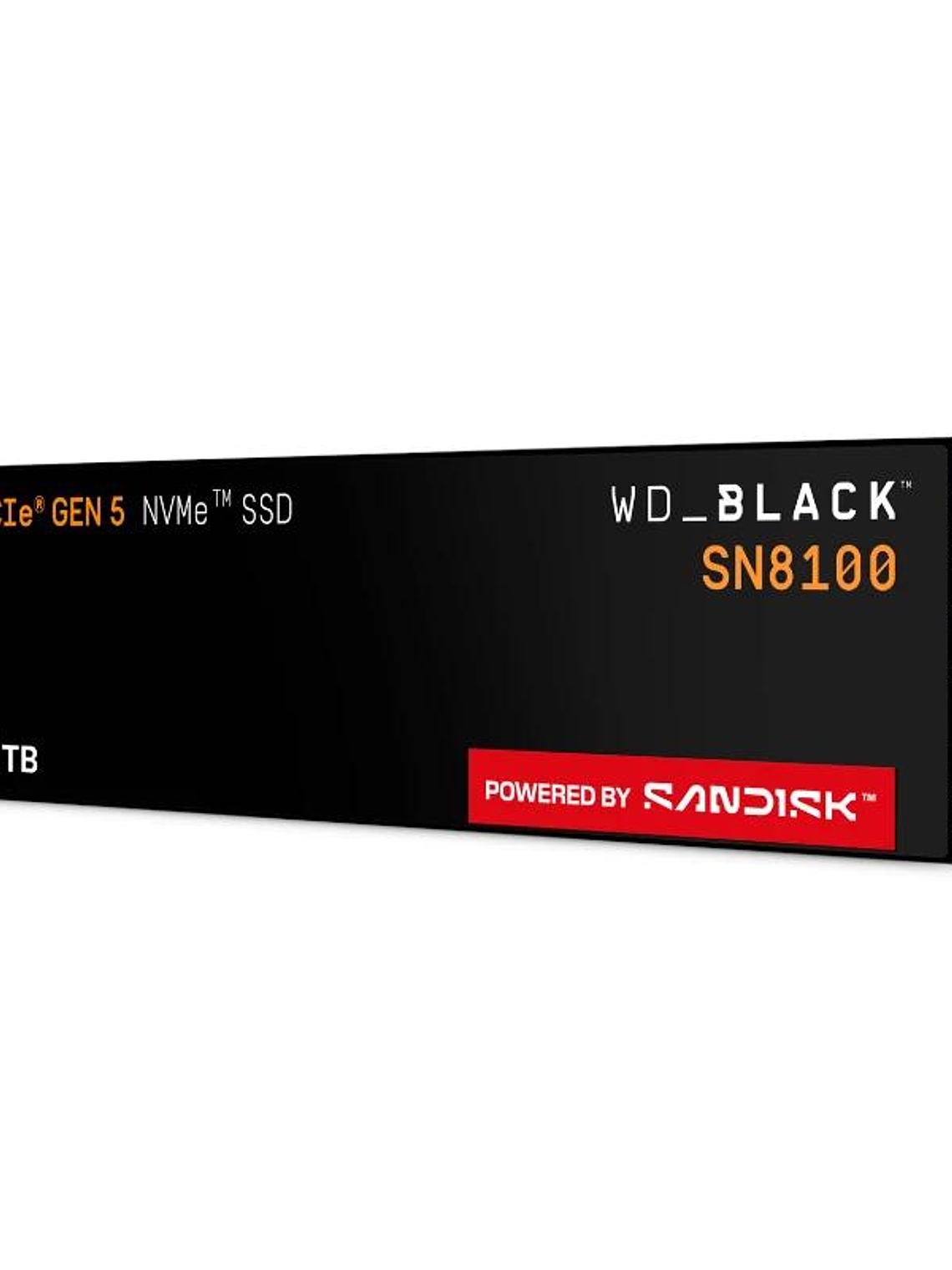 WD Black SN8100 SSD 2TB PCIe Gen5x4 14900 MB-s 3