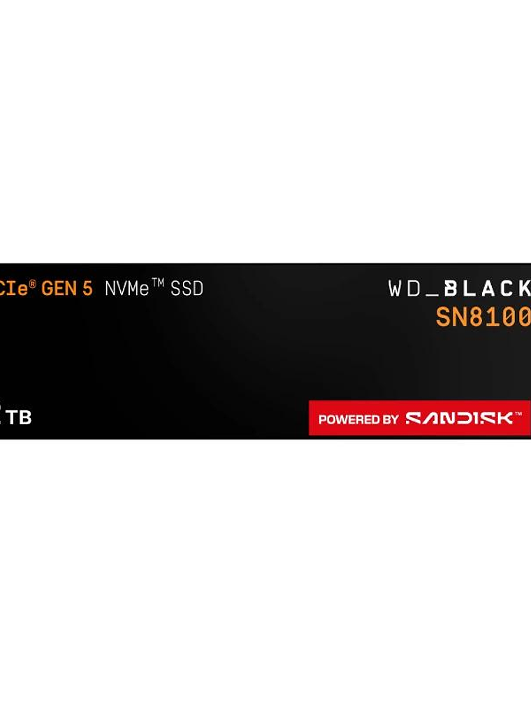 WD Black SN8100 SSD 2TB PCIe Gen5x4 14900 MB-s 4