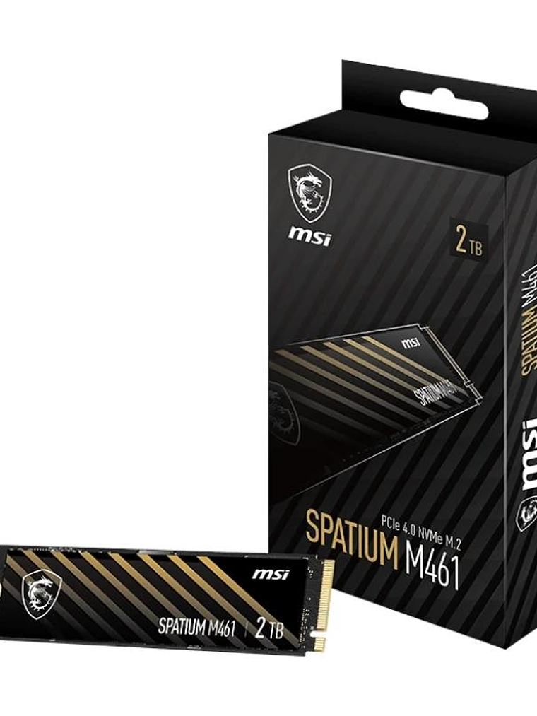 MSI SSD Spatium M461 2Tb PCIe 4.0 NVMe 5000 Mb-s 1