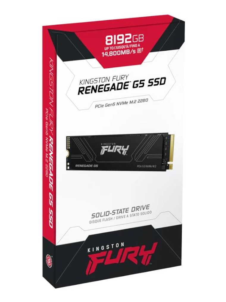 Kingston Fury Renegade G5 SSD 8TB PCIe5.0 14200M-s 3