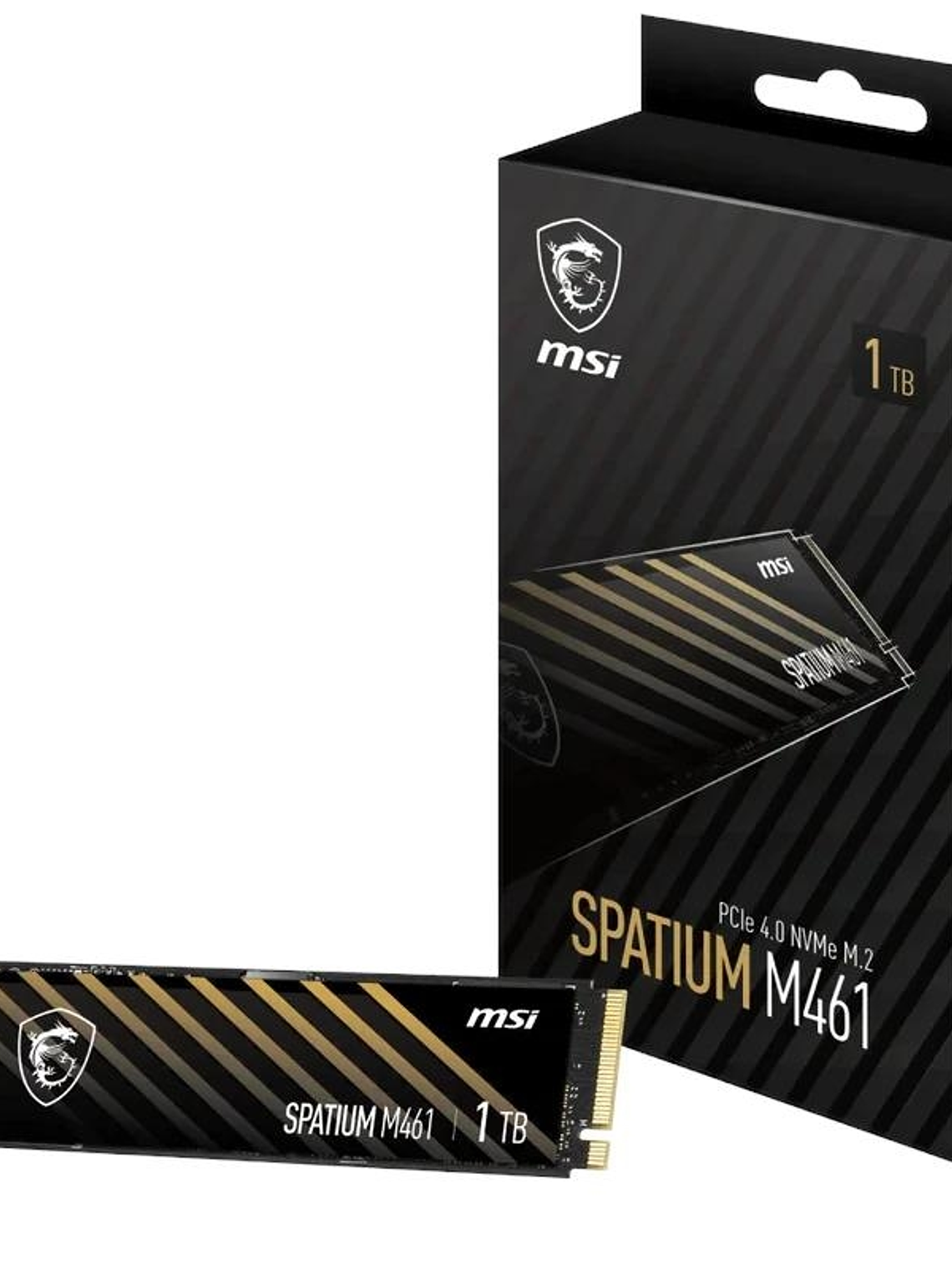 MSI SSD Spatium M461 1Tb PCIe 4.0 NVMe 5000 Mb-s 1