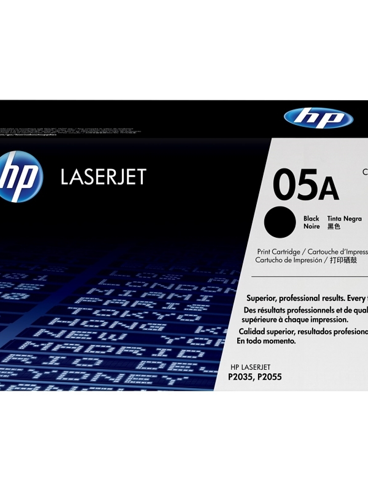 HP Tóner CE505A Negro 1