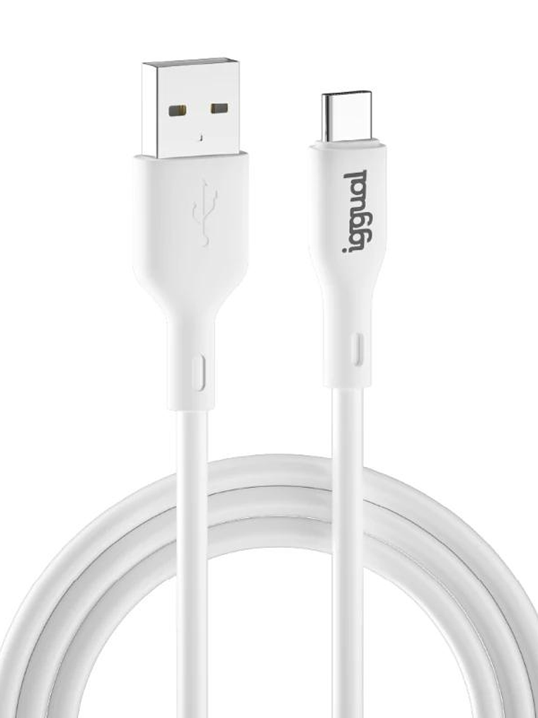 iggual cable USB-A/USB-C 100 cm blanco 1