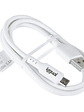 iggual cable USB-A/micro-USB 100 cm blanco - Miniatura 2