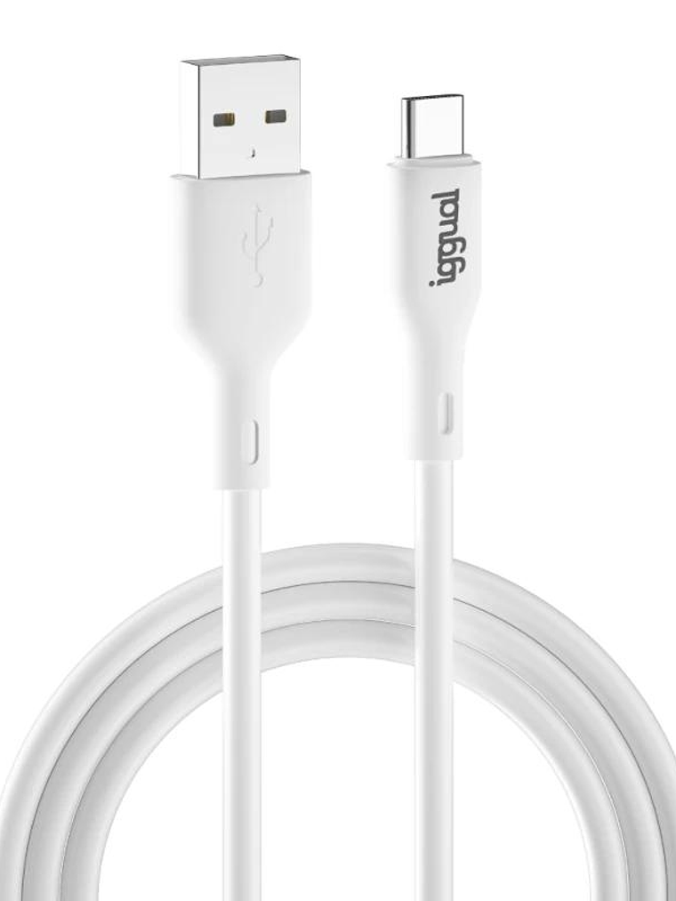 iggual Cable USB-A/USB-C 100 cm blanco Q3.0 3A 1