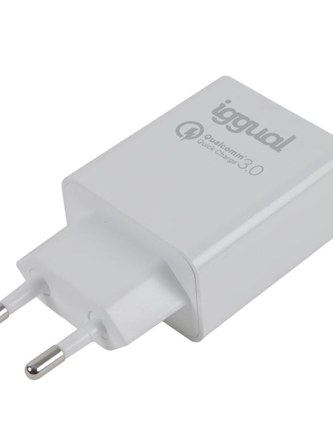 iggual Cargador 1xUSB-A carga rápida QC3.0 18W 2