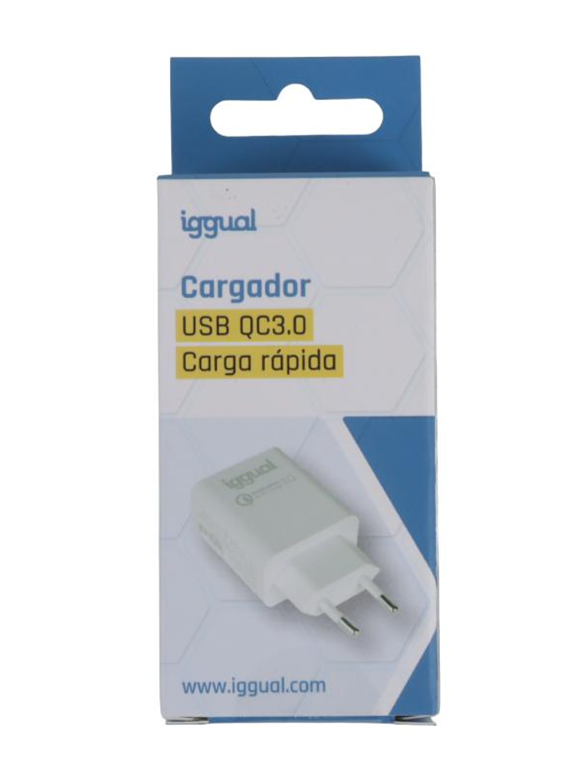 iggual Cargador 1xUSB-A carga rápida QC3.0 18W 4