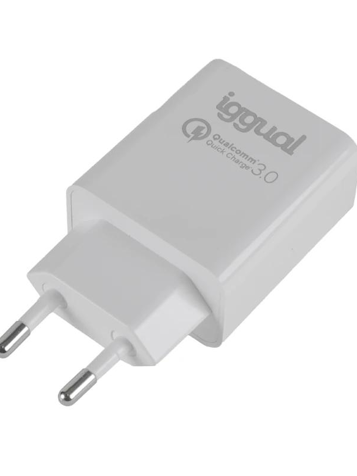 iggual Cargador doble USB QC3.0 + tipo C PD 20W 2
