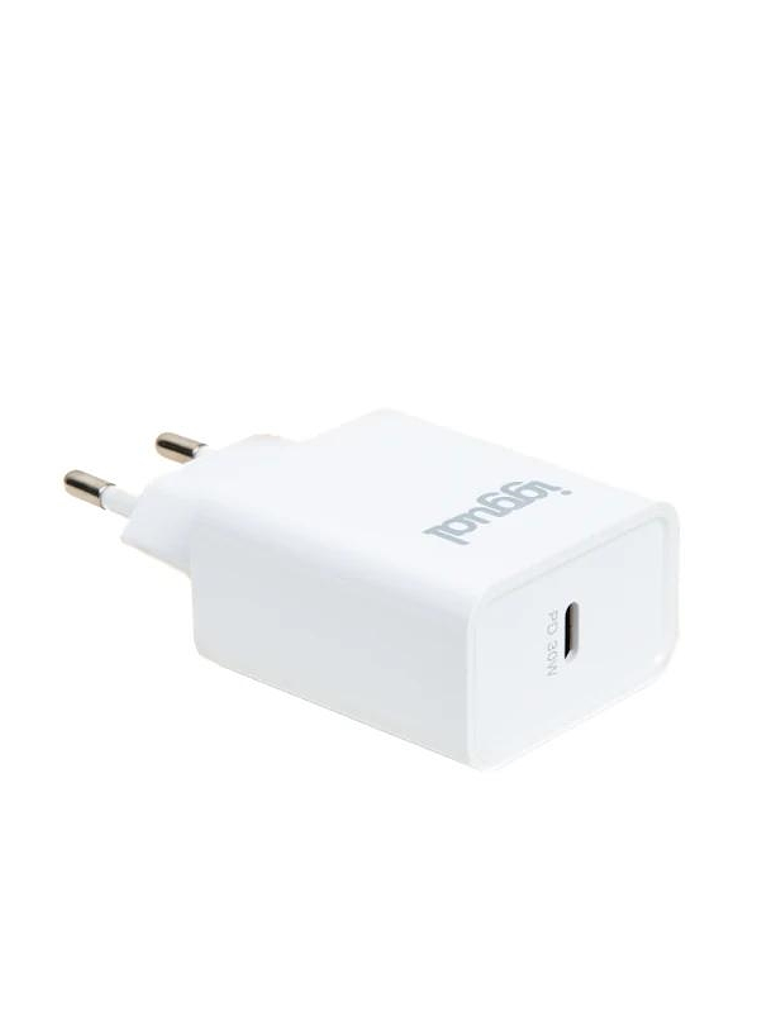iggual Cargador rápido de pared USB PD tipo C 30W 1
