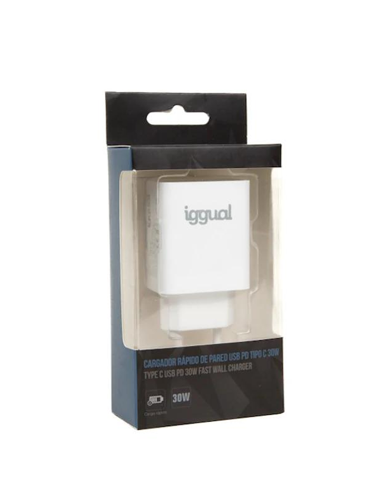 iggual Cargador rápido de pared USB PD tipo C 30W 4