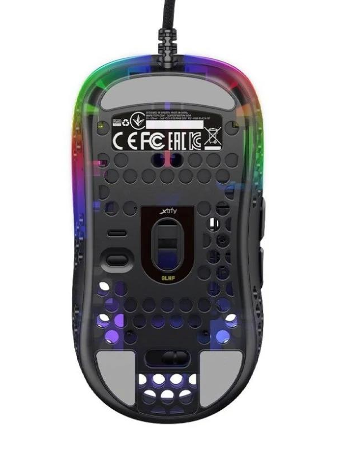Cherry Xtrfy Ratón RGB 400-16.000 dpi USB BLACK 2