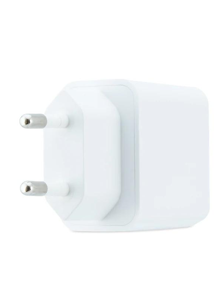 Coolbox Cargador Gan 30W USB-C/USB-A PARED 3