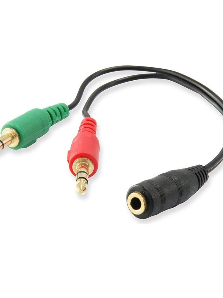 Ewent Cable Audio Jack 3,5/H-2 Jack 3,5/M - 0,15mt 1