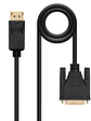 Nanocable Cable Conversor DP a DVI 1 M Negro - Miniatura 1