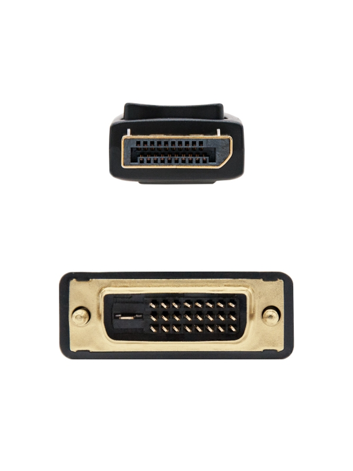 Nanocable Cable Conversor DP a DVI 1 M Negro 3