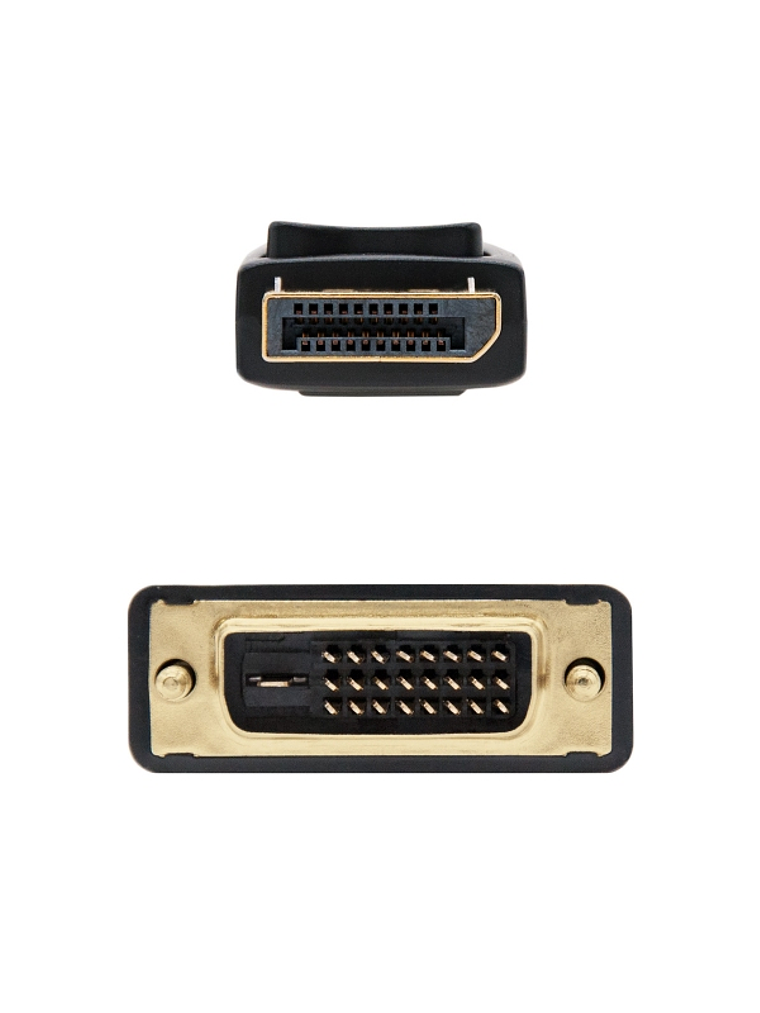 Nanocable Cable Conversor DP a DVI 1 M Negro 3