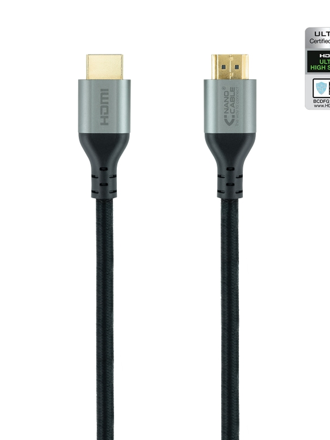 Nanocable Cable HDMI 2.1 CERTIFICADO ULTRA HS 1 M 2