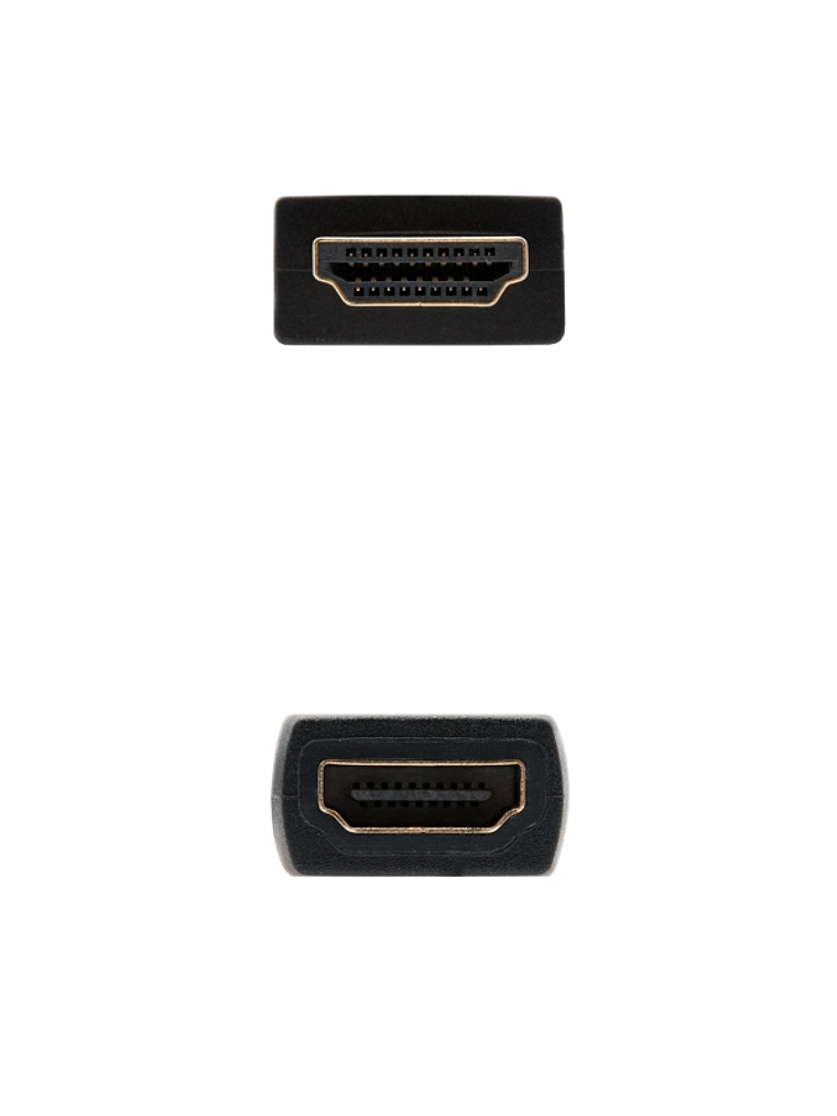 Nanocable Cable HDMI Prolongador V2.0  1M 3